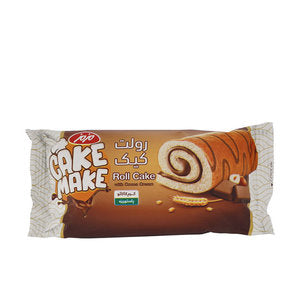 حلوى رول صغيرة خفيفة مع كريمة الشوكولاتة حلوى رول صغيرة خفيفة مع كريمة الشوكولاتة